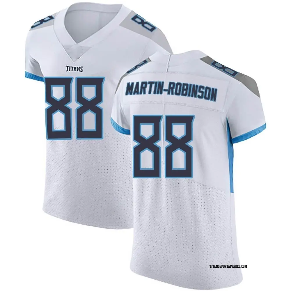 Elite White Men's David Martin-Robinson Tennessee Titans Vapor Untouchable Jersey