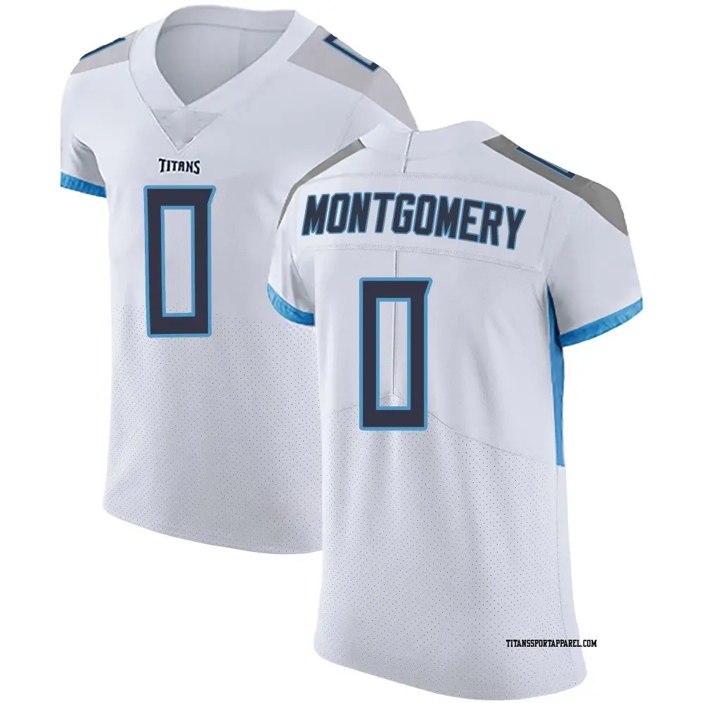 Elite White Men's Tyren Montgomery Tennessee Titans Vapor Untouchable Jersey