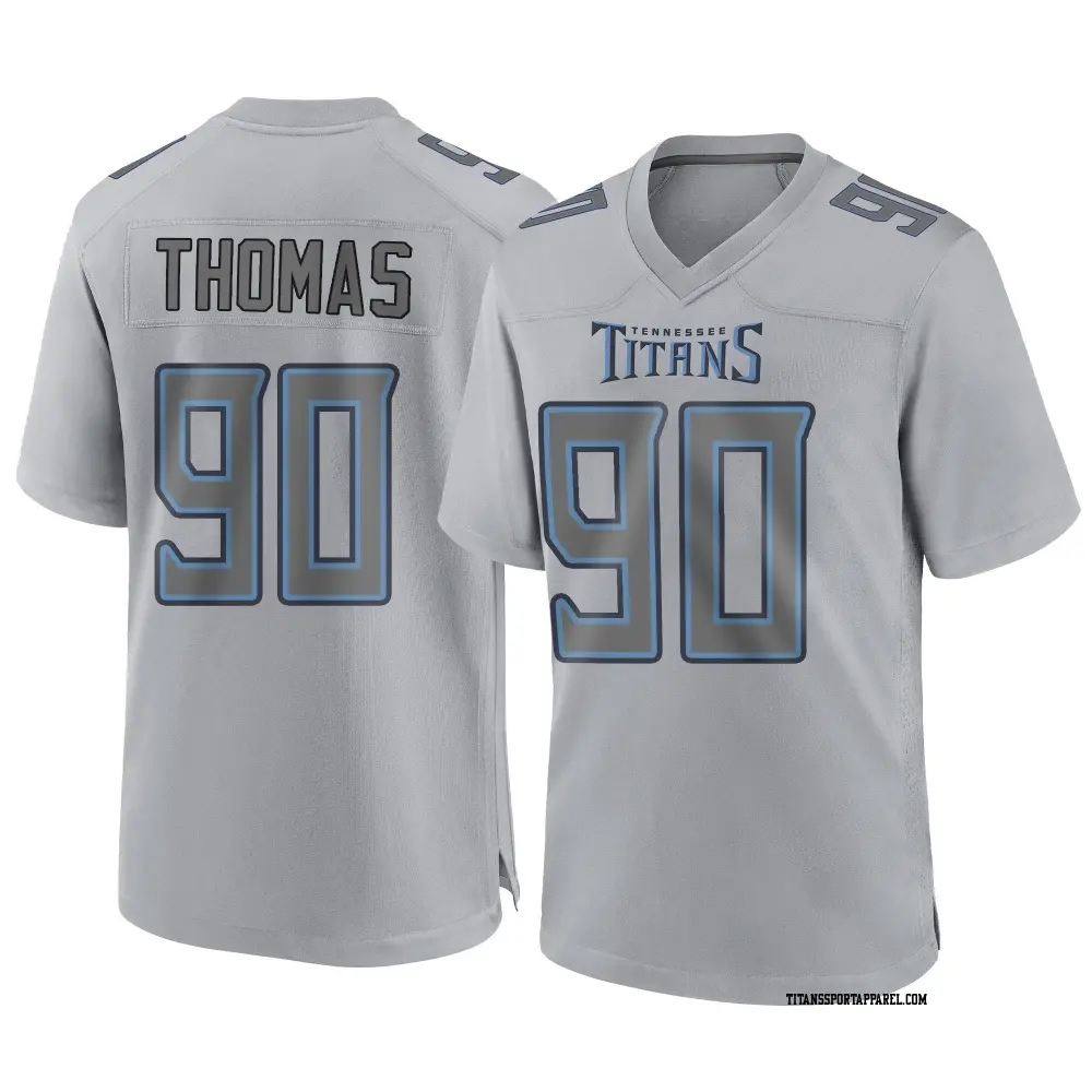 Game Gray Men's Solomon Thomas Tennessee Titans Atmosphere Fashion Jersey
