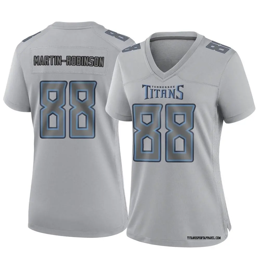 Game Gray Women's David Martin-Robinson Tennessee Titans Atmosphere Fashion Jersey