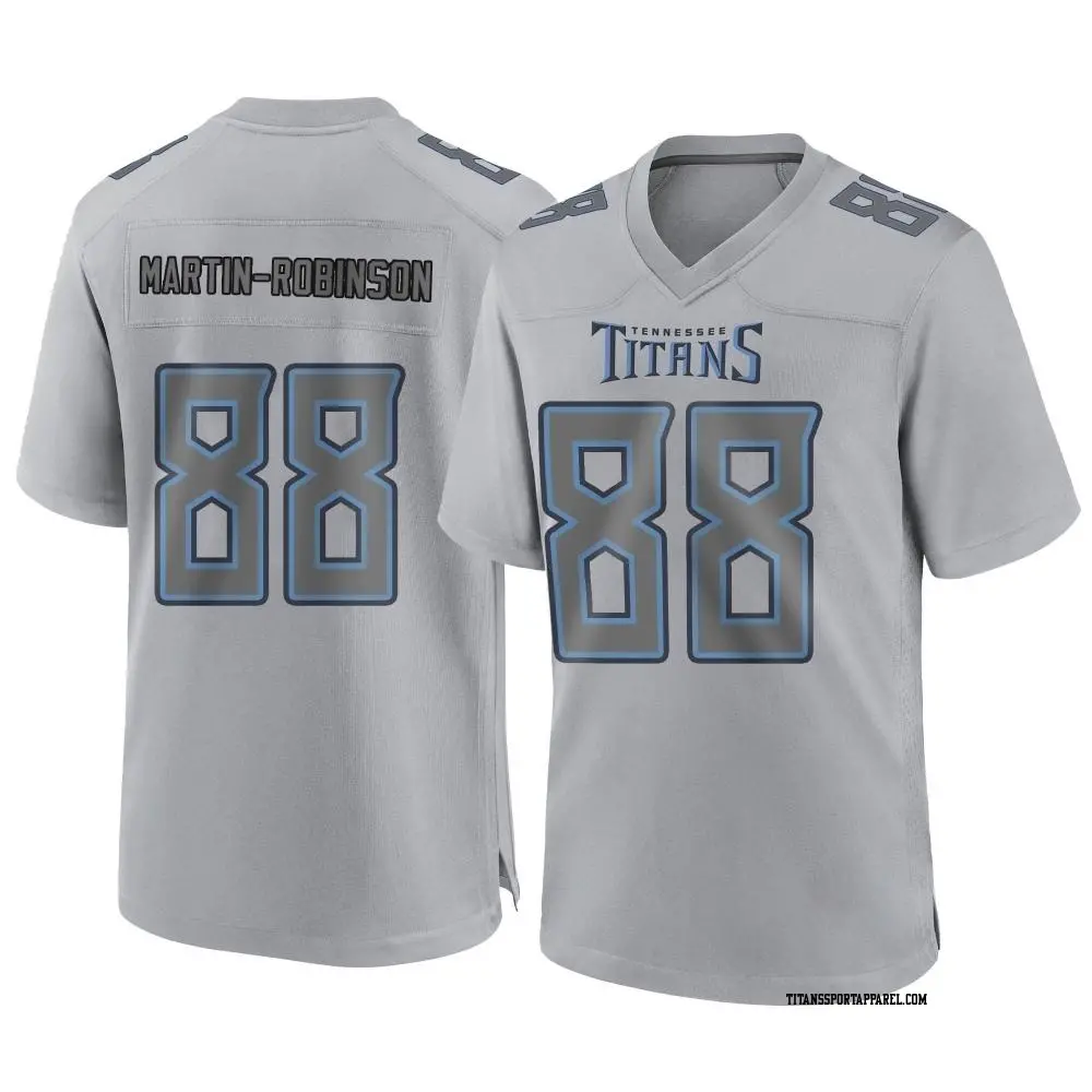 Game Gray Youth David Martin-Robinson Tennessee Titans Atmosphere Fashion Jersey