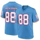 Game Light Blue Youth David Martin-Robinson Tennessee Titans Oilers Throwback Alternate Jersey