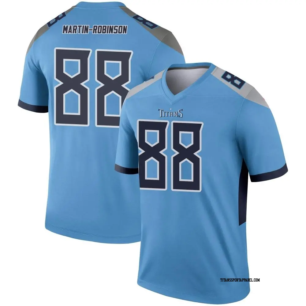 Legend Light Blue Youth David Martin-Robinson Tennessee Titans Jersey