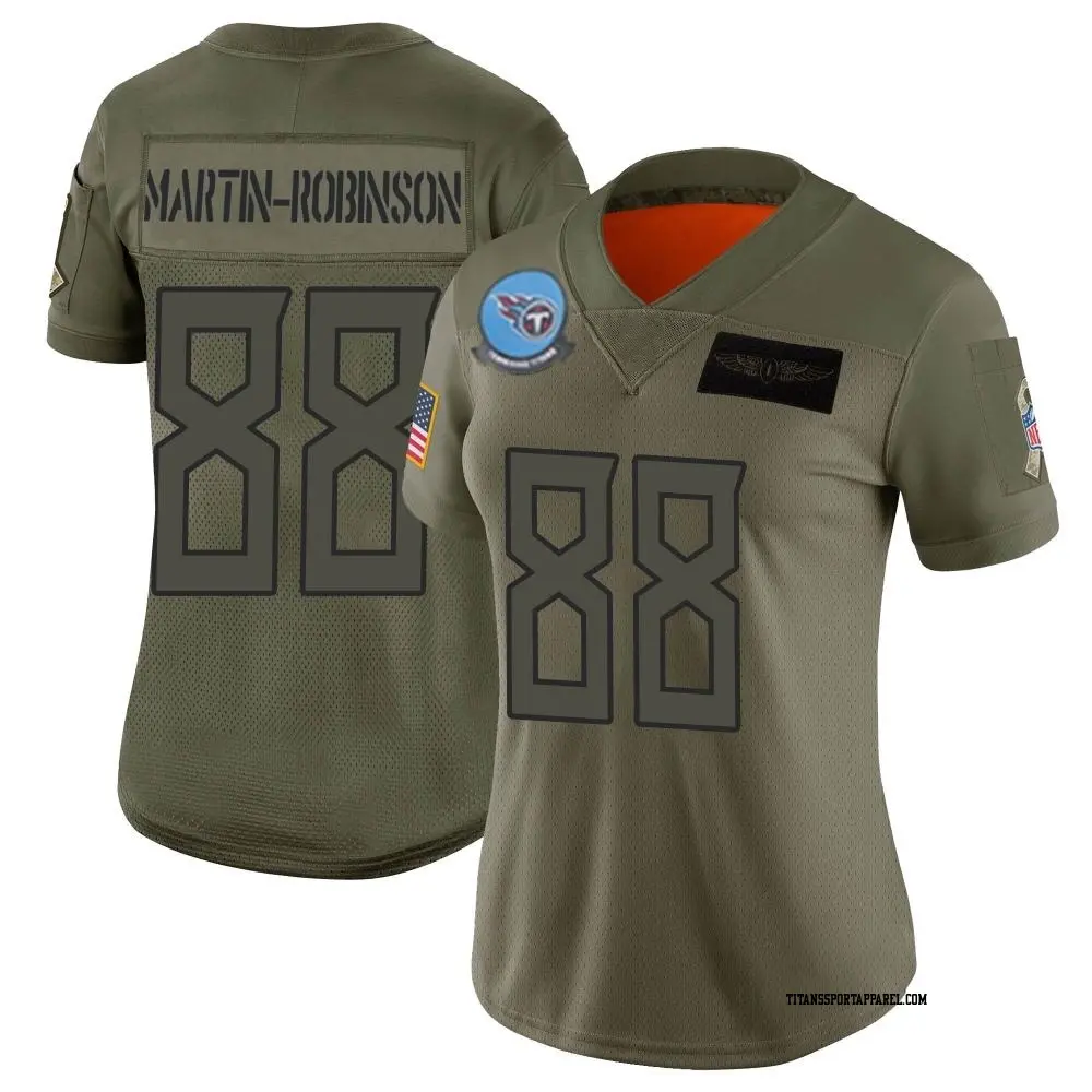 Limited Camo Women's David Martin-Robinson Tennessee Titans 2019 Salute to Service Jersey