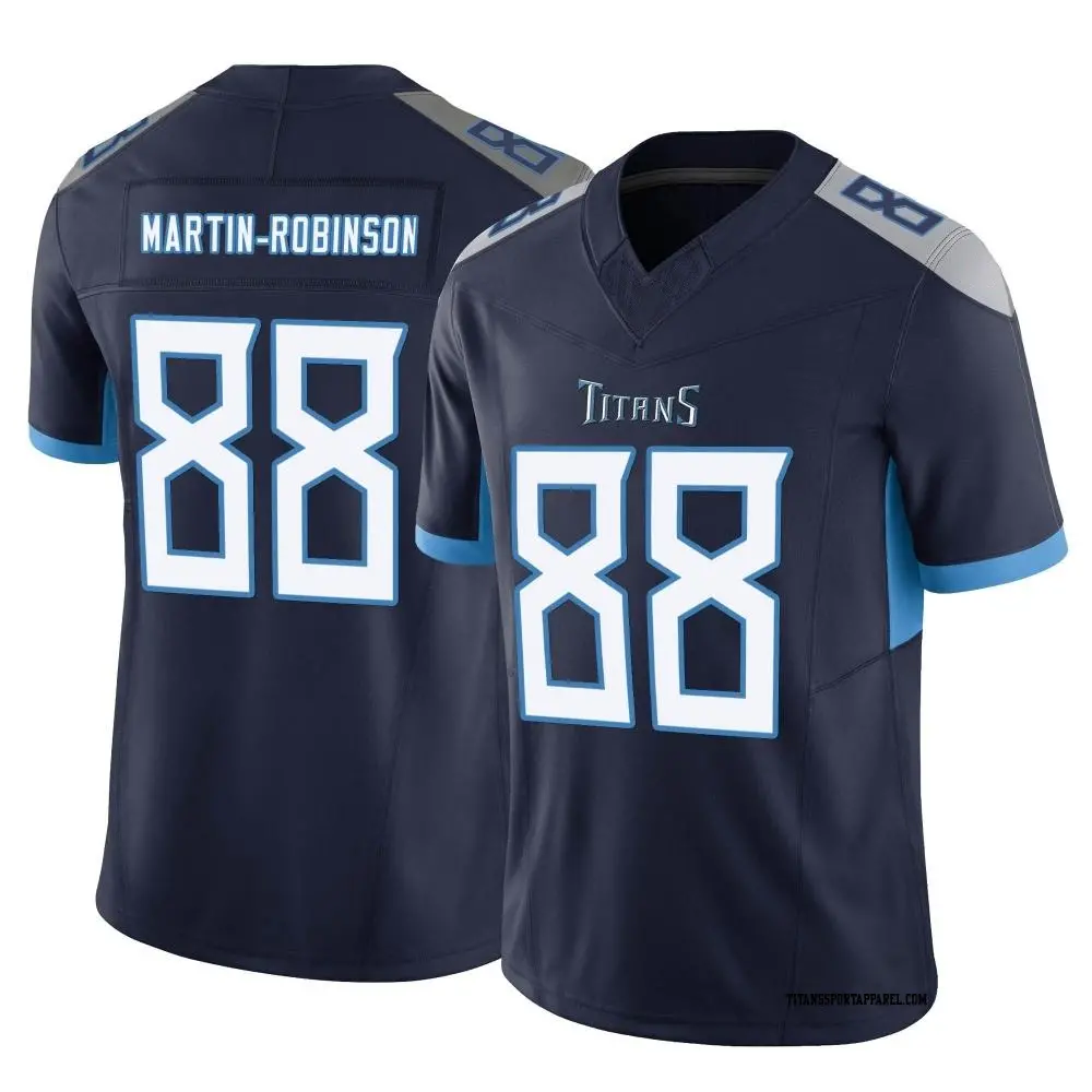 Limited Navy Men's David Martin-Robinson Tennessee Titans Vapor F.U.S.E. Jersey