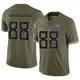 Limited Olive Men's David Martin-Robinson Tennessee Titans 2022 Salute To Service Jersey